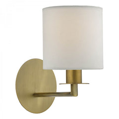 Tyler Wall Light- Satin Nickel/ Bronze Shades