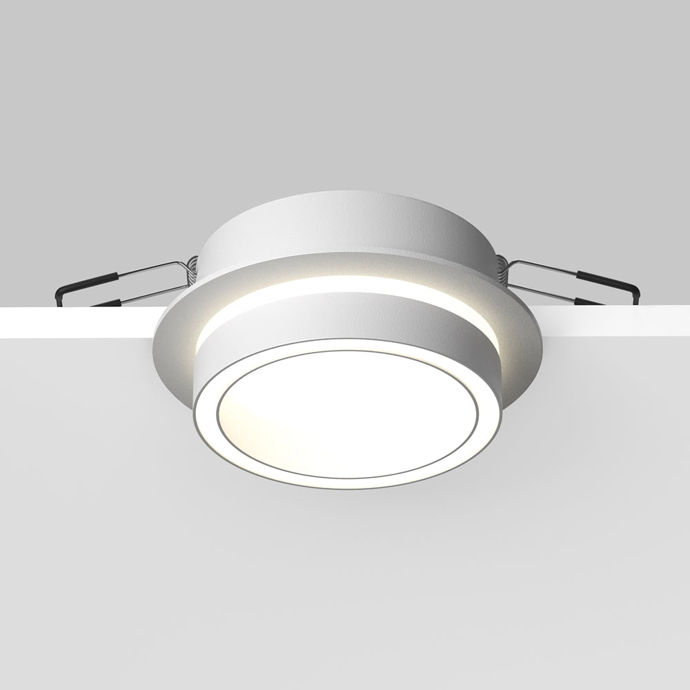 Orlo Recessed Downlight- Black/ White Finish