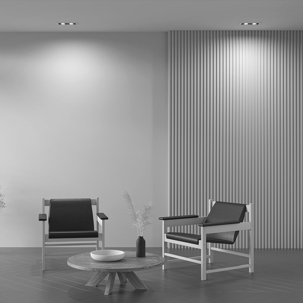 Metal Modern GU10 Recessed Downlight- Black/ White Finishes