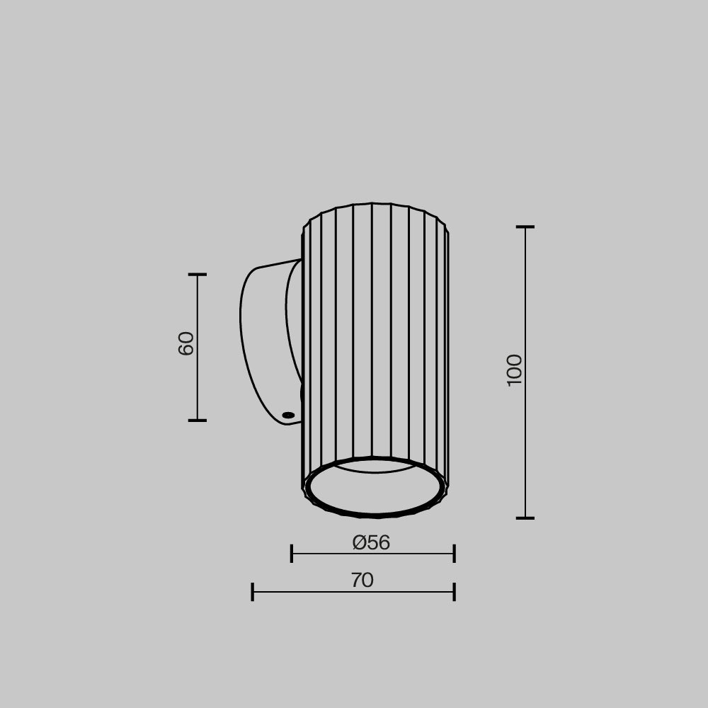 Calipso Small/ Large Wall Light- Various Finishes