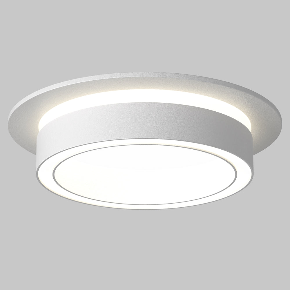 Orlo Recessed Downlight- Black/ White Finish