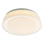 Udell Flush White/Clear Acrylic LED Light