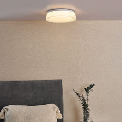 Udell Flush White/Clear Acrylic LED Light