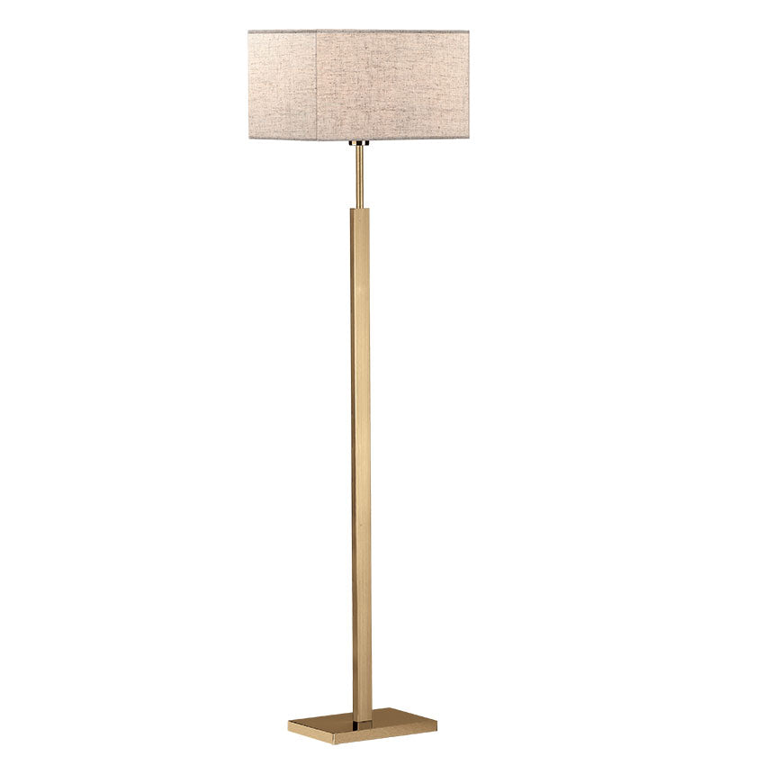 Ultra Lounge Floor Lamp - Antique Brass/Matt Brass/Satin Nickel Finish