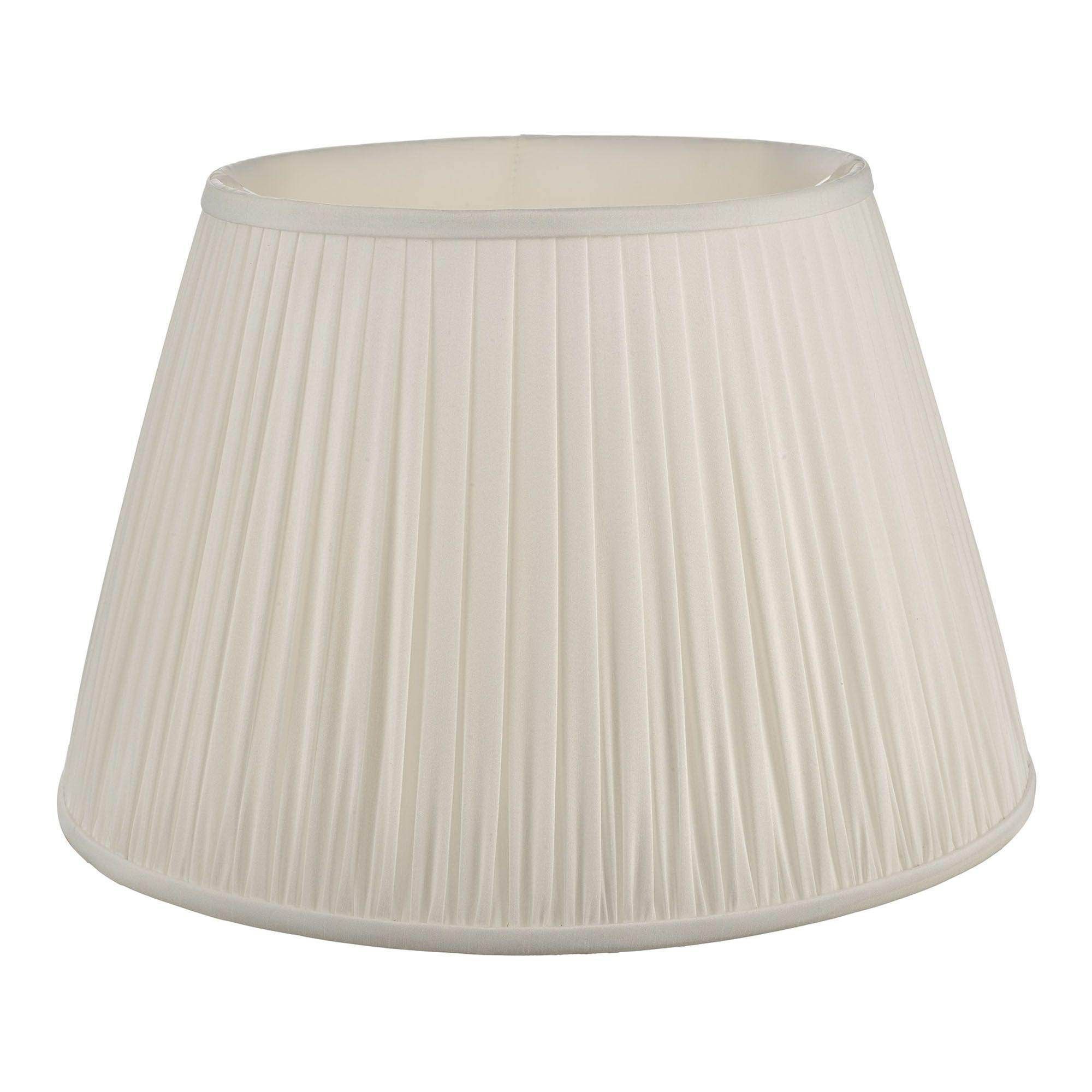 Ulyana Pleated Shade 45cm Ivory - Cusack Lighting