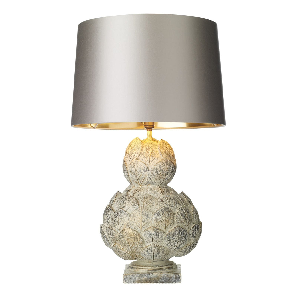 Umbra Table lamp in Cream & gold / verdigris Finish Base Only 