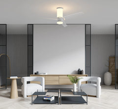 Up Down LED Fan Remote Control - White