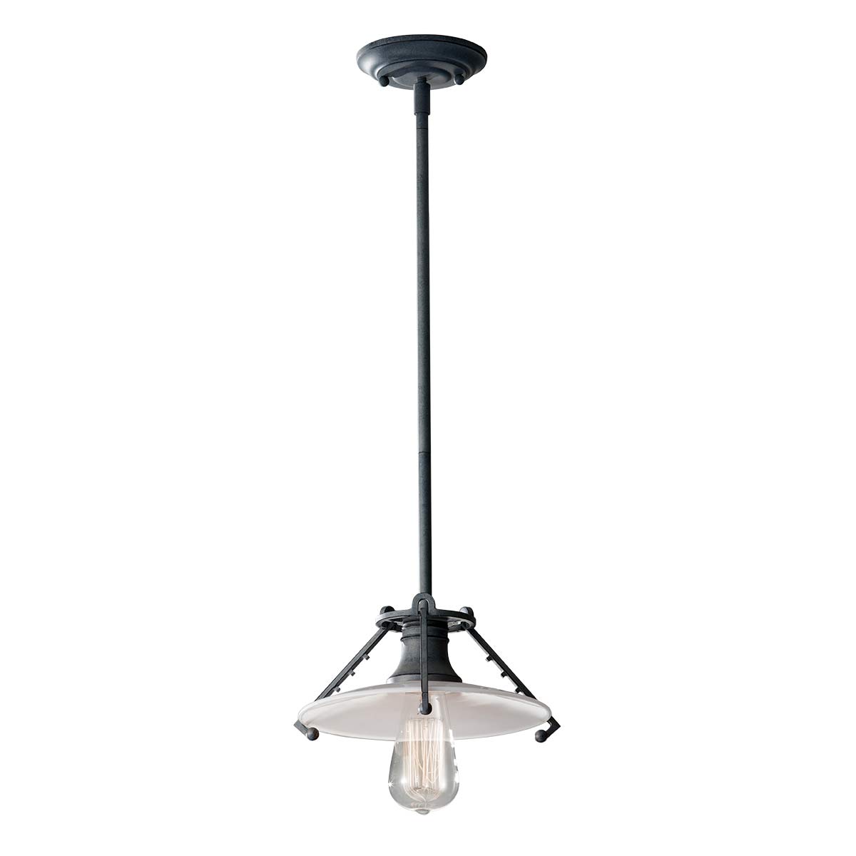 Urban Renewal 1 Light Pendant - Weathered Zinc