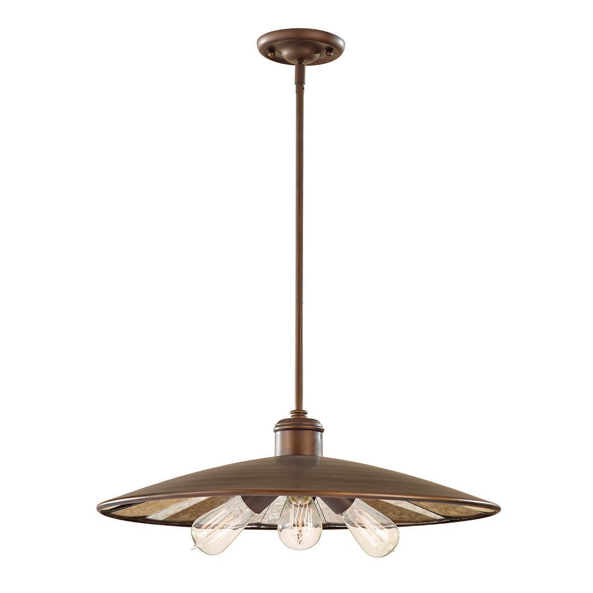 Urban Renewal 3Lt Pendant Ceiling Light - Astral Bronze Finish