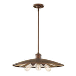 Urban Renewal 3Lt Pendant Ceiling Light - Astral Bronze Finish