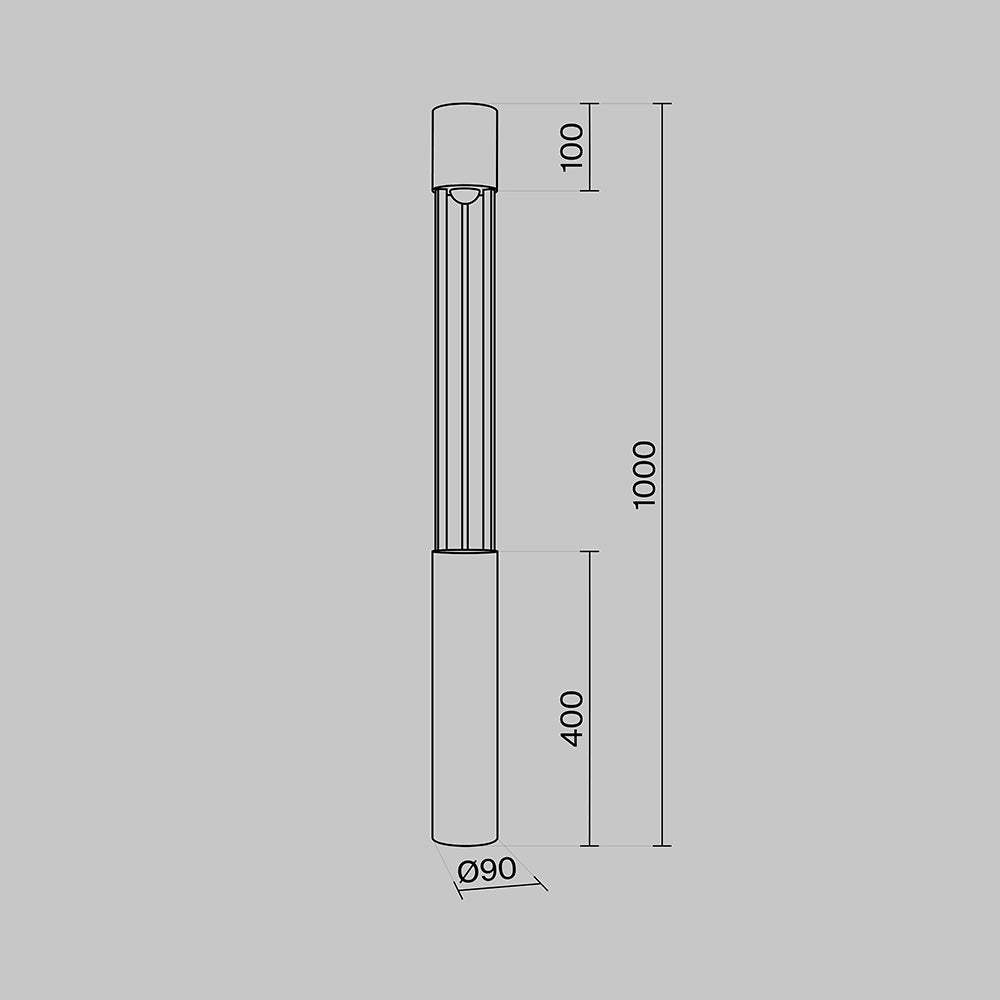 Mill LED Bollard Light