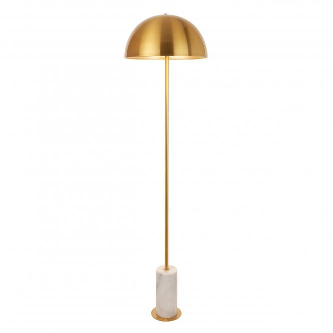 Paradiso 1Lt Floor Lamp - Brass & Marble