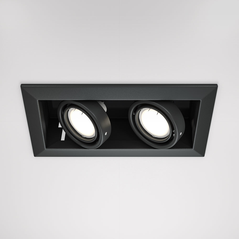 Metal Modern GU10 Recessed Downlight- Black/ White Finishes