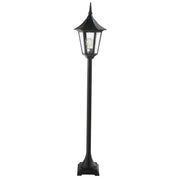 Valencia 1/2/3Lt Head Lamp Post - Black IP54  E27