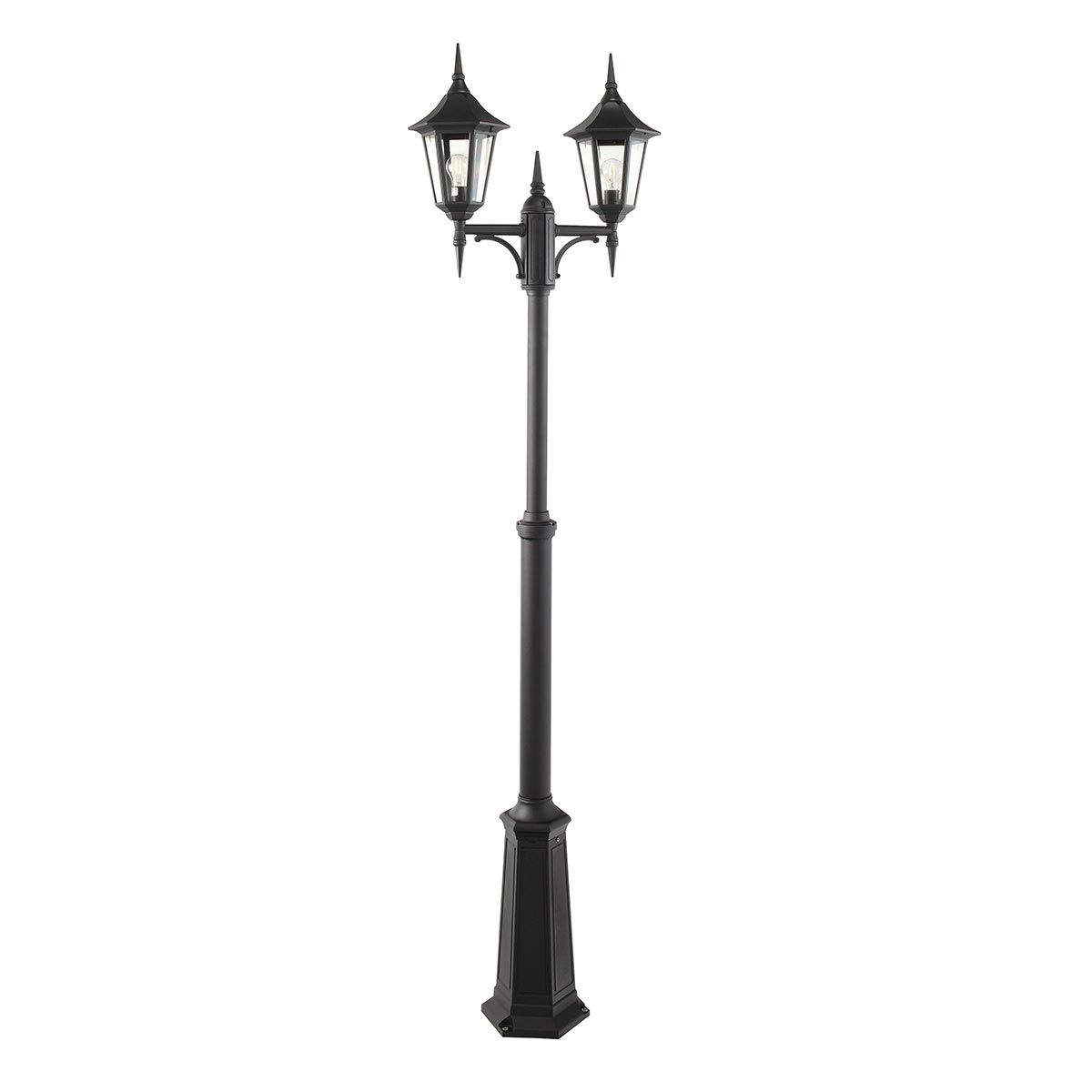 Valencia 1/2/3Lt Head Lamp Post - Black IP54  E27