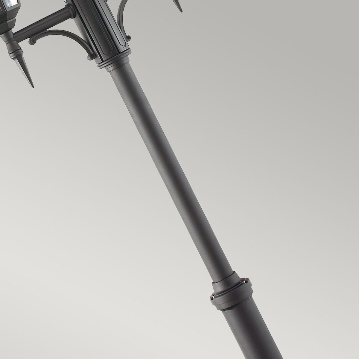 Valencia 1/2/3Lt Head Lamp Post - Black IP54  E27