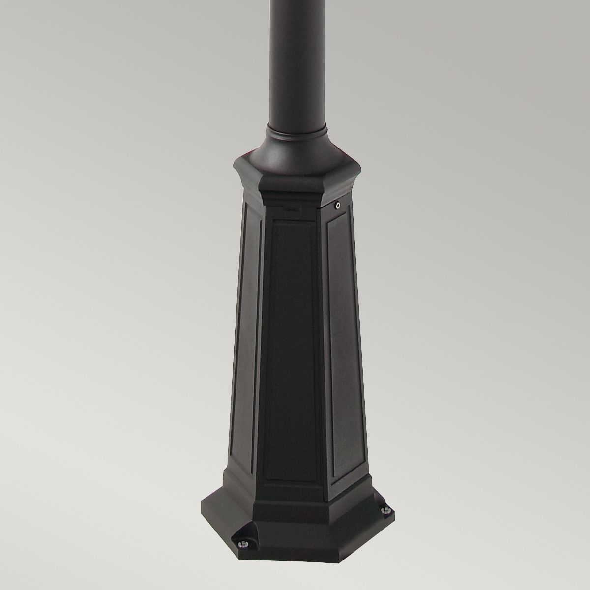 Valencia 1/2/3Lt Head Lamp Post - Black IP54  E27