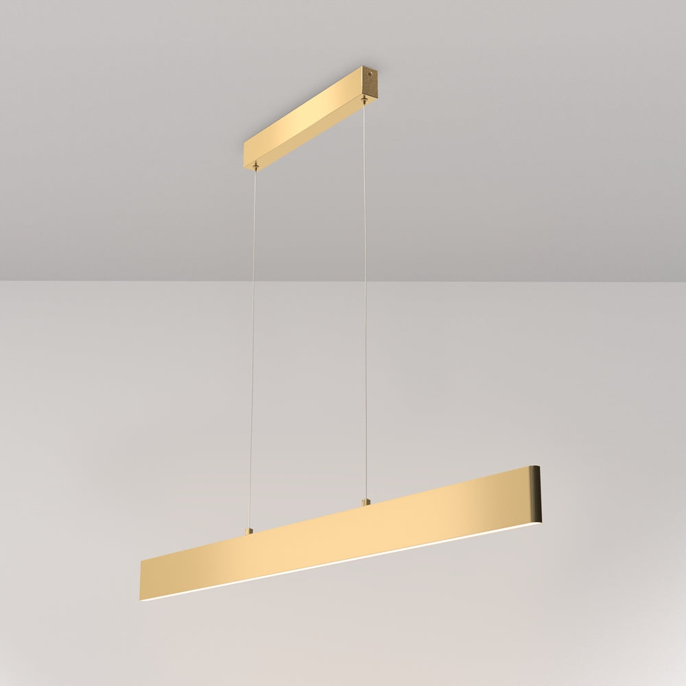 Step LED Linear Pendant Light- Gold/ White/ Black Finishes