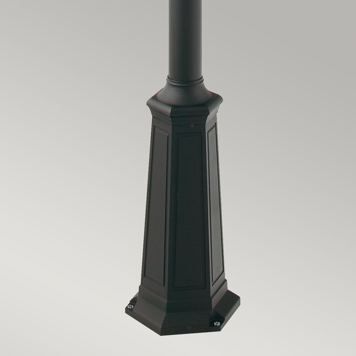 Valencia 1/2/3Lt Head Lamp Post - Black IP54  E27