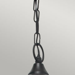 Valencia 1 Light Medium/Large Chain Lantern - Black IP54 E27