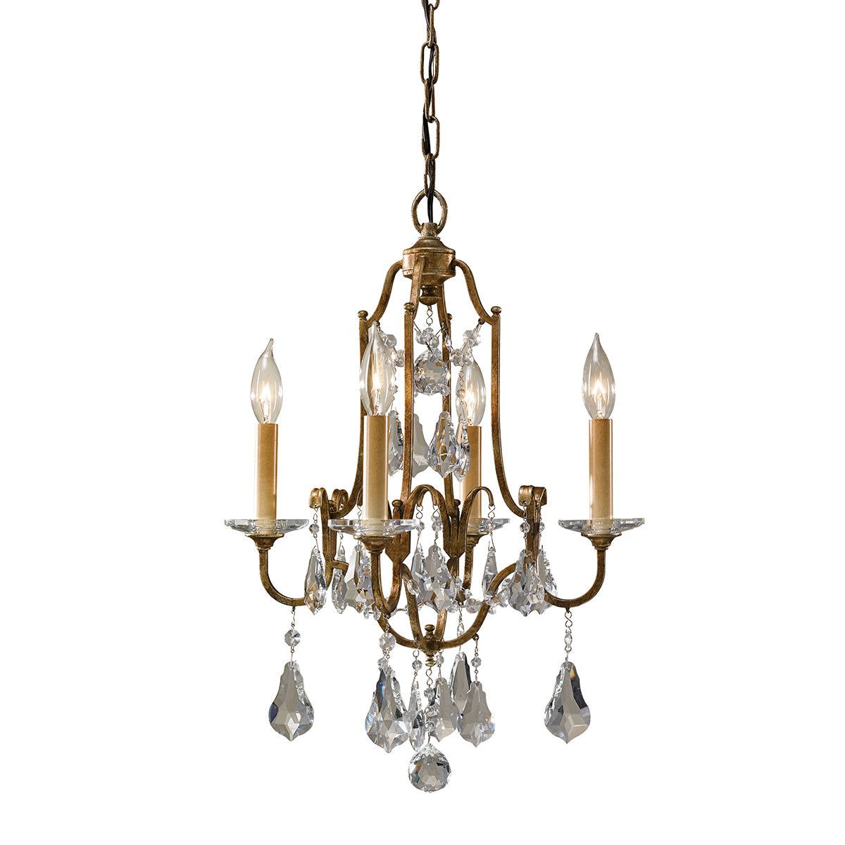 Valentina 4Lt Centre Ceiling Light - Oxidized Bronze Finish