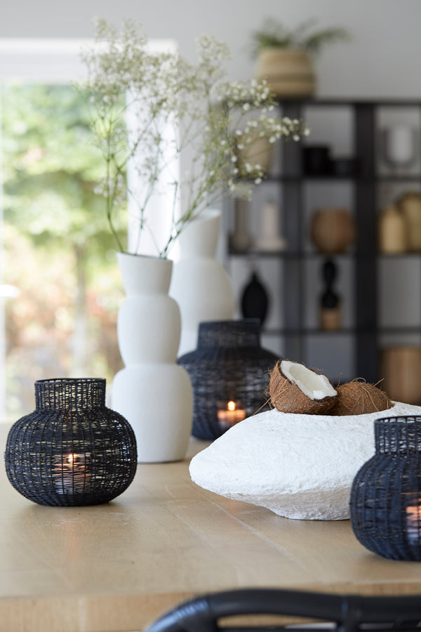 Valery Tealight - Matt Black Finish