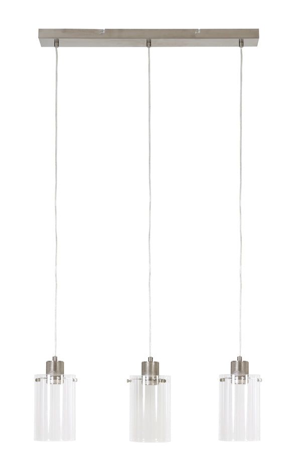 Vancouver 3 Lt Hanging Lamp - Silver Finish