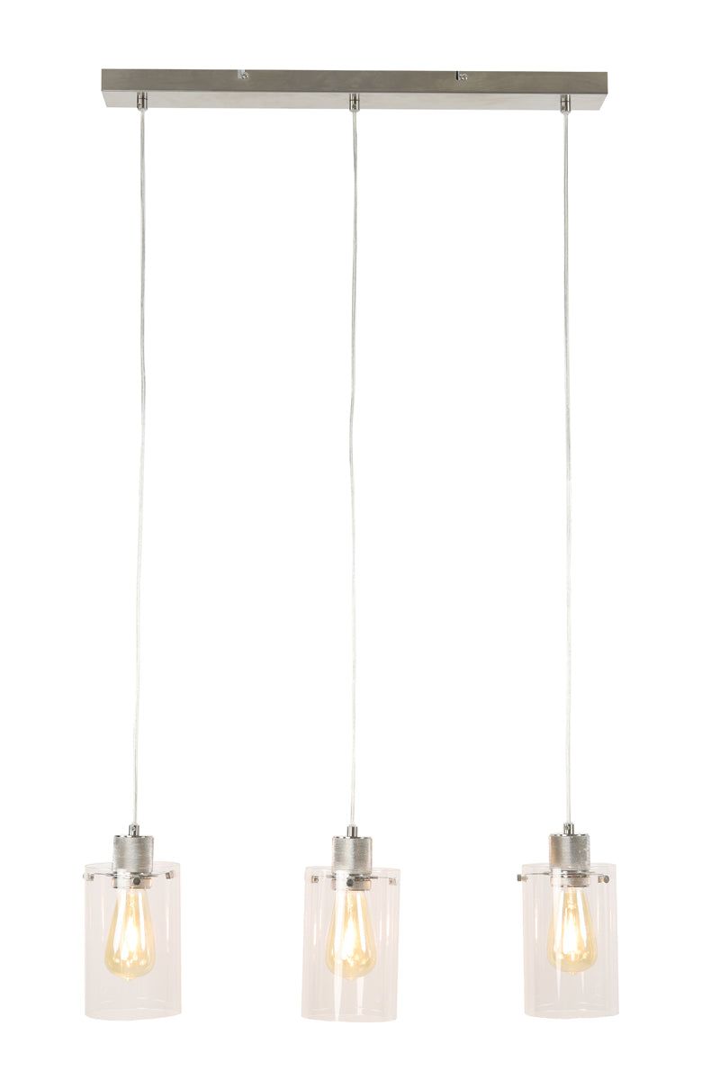 Vancouver 3 Lt Hanging Lamp - Silver Finish