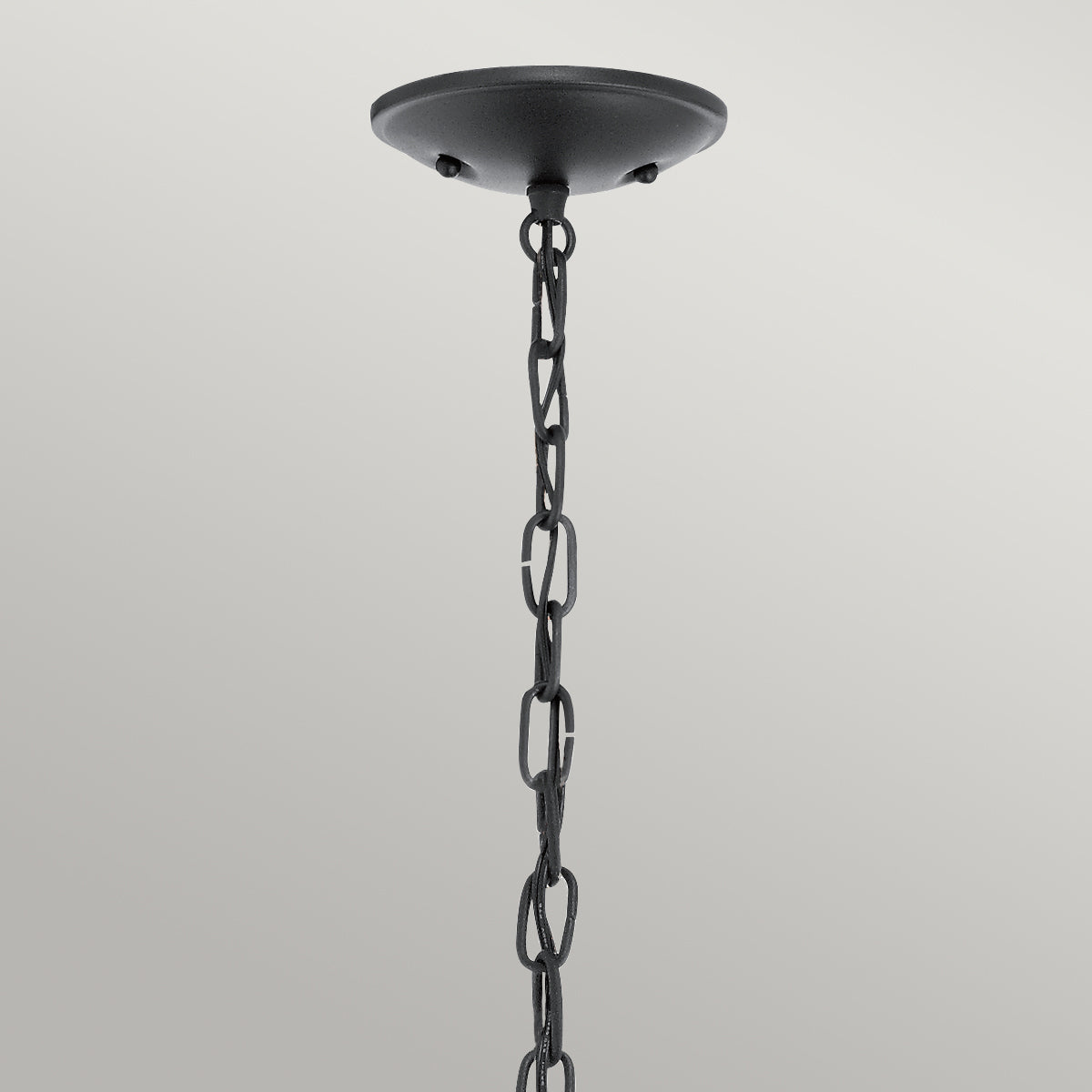 Vandalia 1Lt Chain Lantern – Textured Black Finish