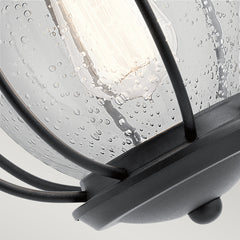 Vandalia Wall Lantern – Textured Black Finish