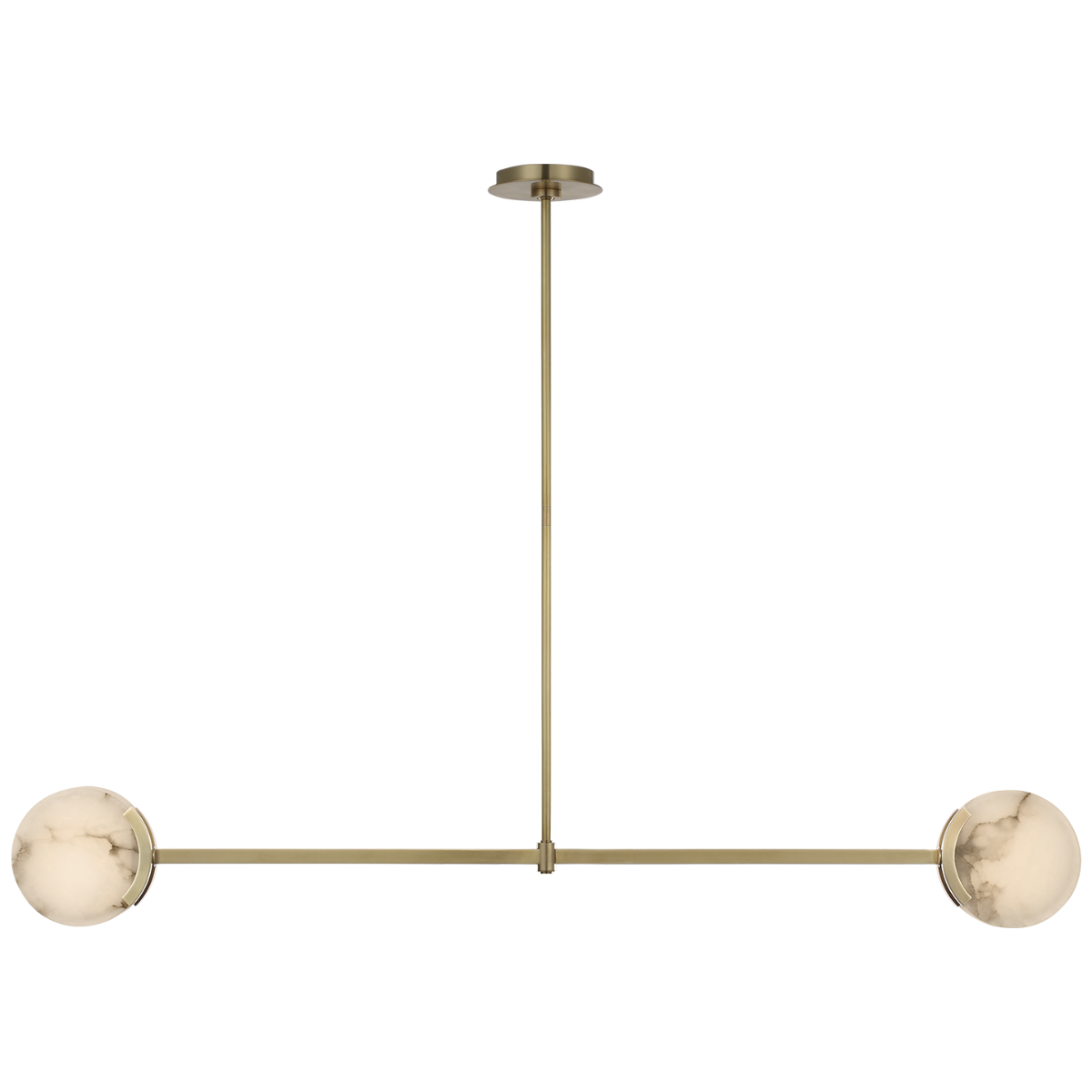 Melange 63" Linear Pendant- Antique Brass/ Bronze Finishes