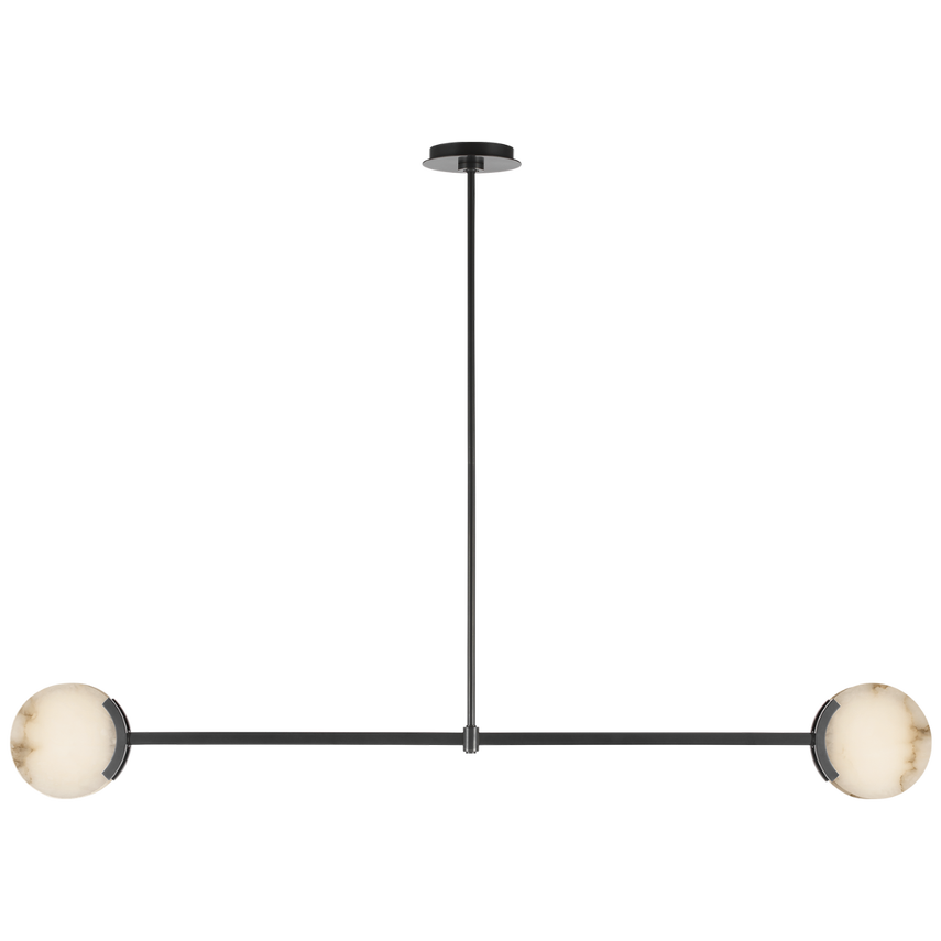 Melange 63" Linear Pendant- Antique Brass/ Bronze Finishes