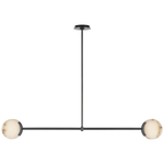 Melange 63" Linear Pendant- Antique Brass/ Bronze Finishes