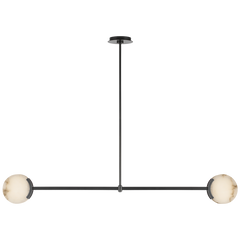 Melange 63" Linear Pendant- Antique Brass/ Bronze Finishes