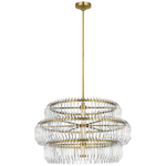Killarney 32" Layered Drum Chandelier