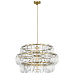 Killarney 32" Layered Drum Chandelier