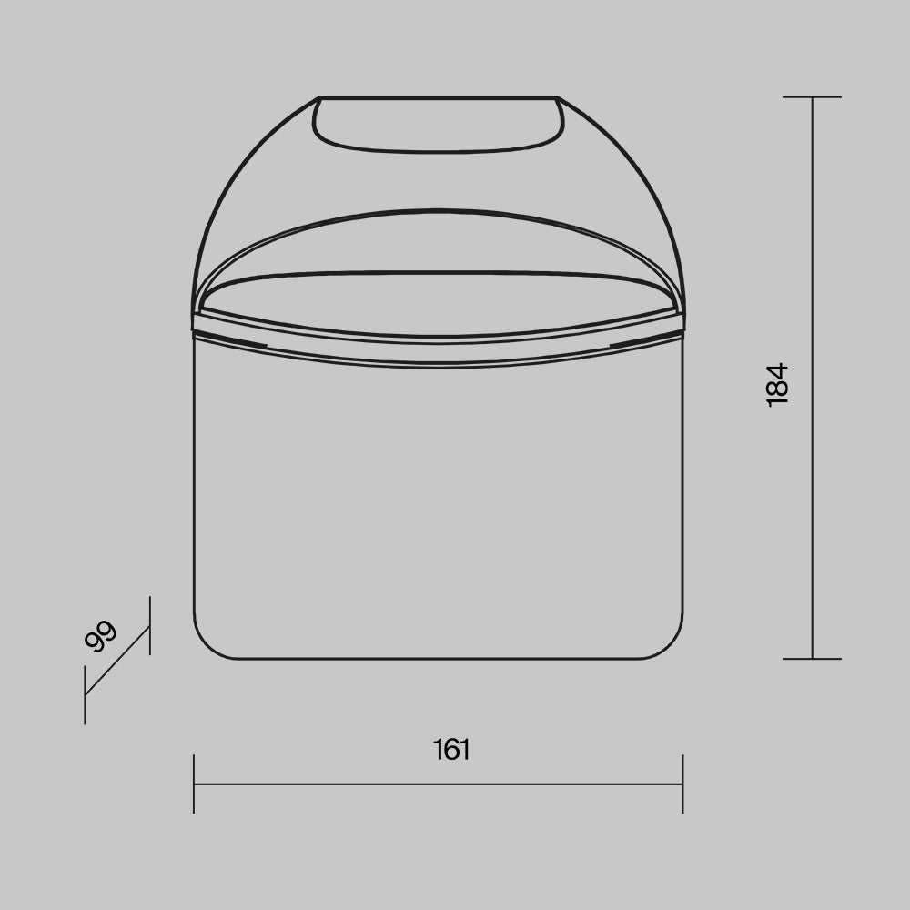 Gloss Outdoor Wall Light