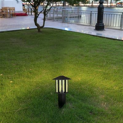 Venice 450 Mm Outdoor Post- Black Metal with Water Glass,ip44
