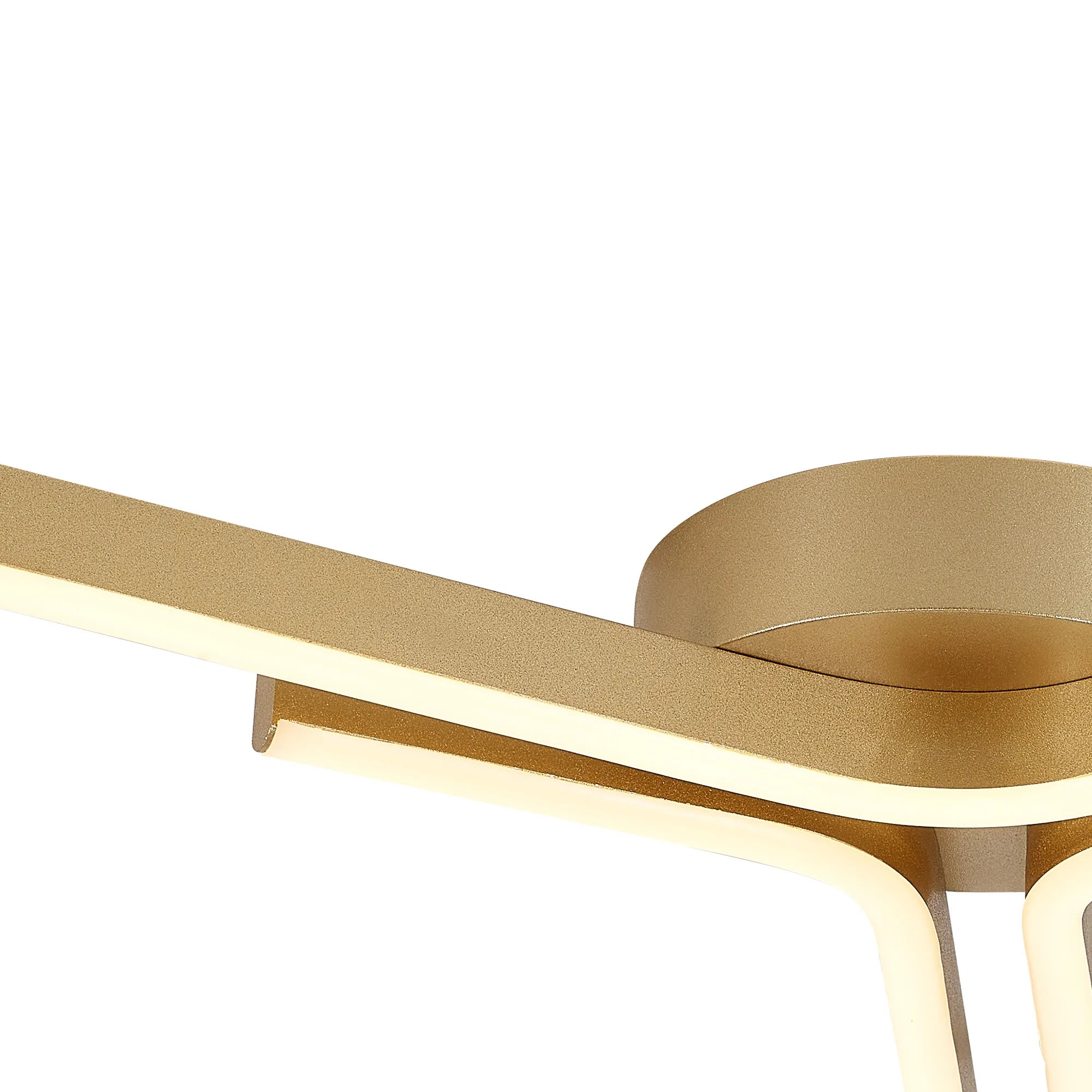 Nambucca 3/4 Arm Flush Ceiling, LED 3yrs Warranty