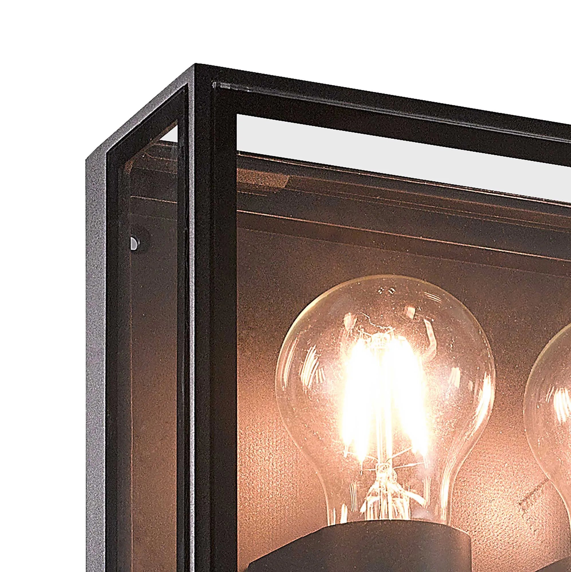 Verbier Flush Lamp IP65 - Anthracite/Clear