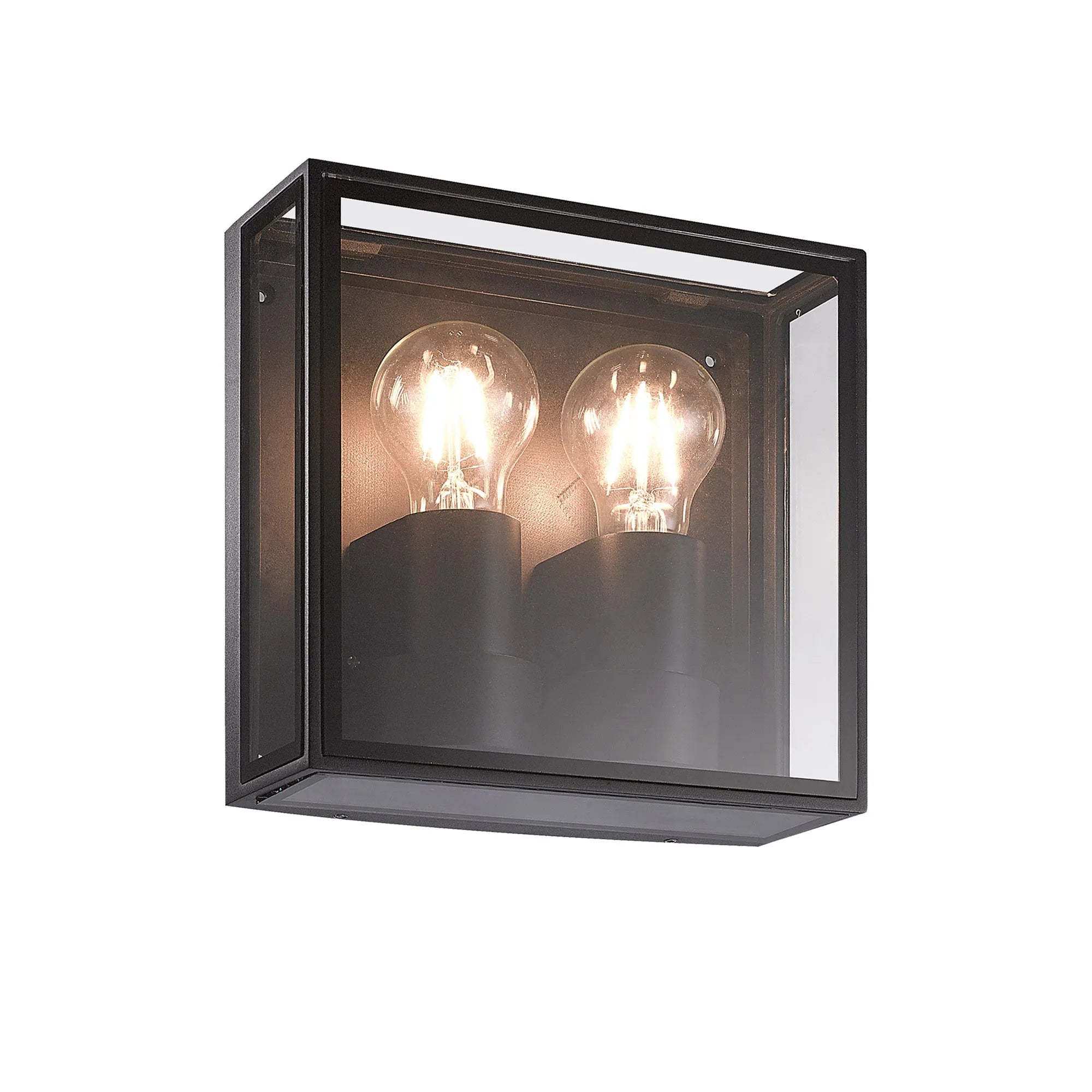Verbier Flush Lamp IP65 - Anthracite/Clear