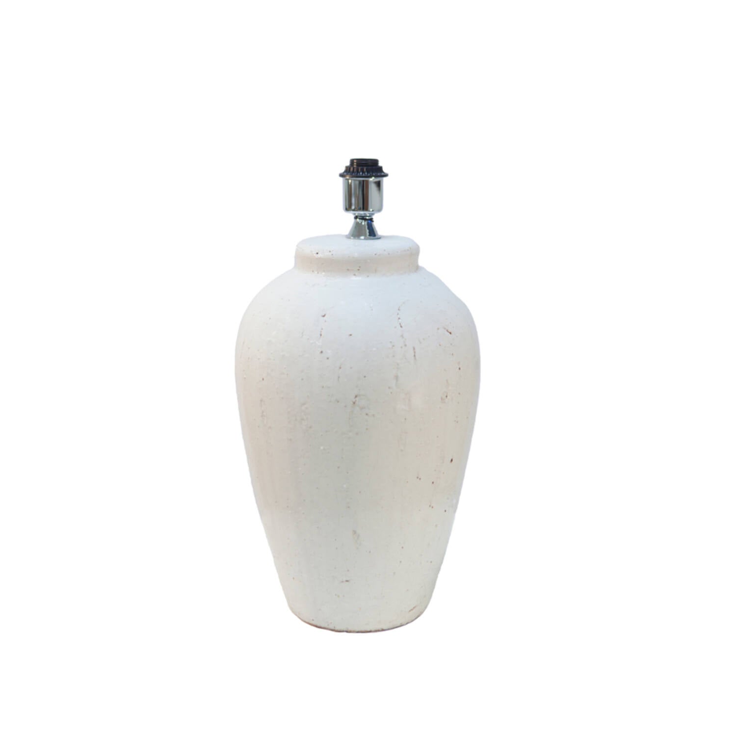 Vesuvius Lamp Base Small White