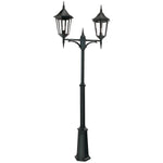 Valencia Grande 1/2Lt Post Light - Black IP54  E27