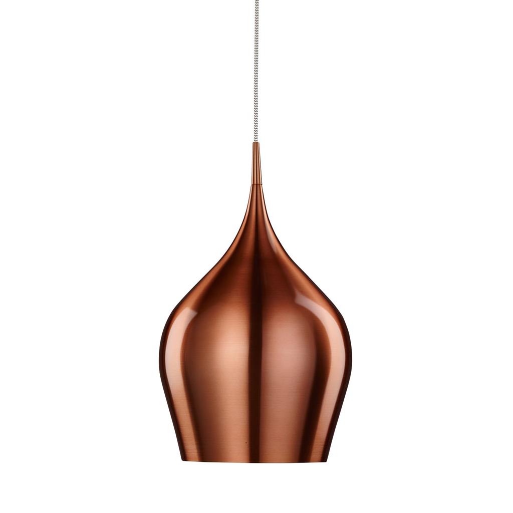 Vibrant Medium/Large Pendant - Metallic Pink/Gold/Green/Red Metal Finish