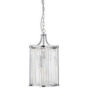 Victoria  2/5Lt Crystal Ceiling Light  - Chrome/Brass Metal & Clear Crystal