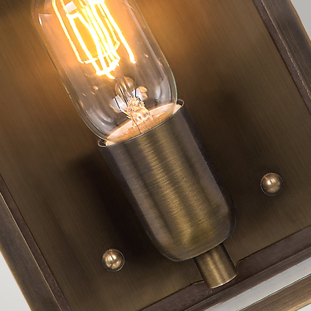 Victoria Wall Lantern – Aged Brass Finish