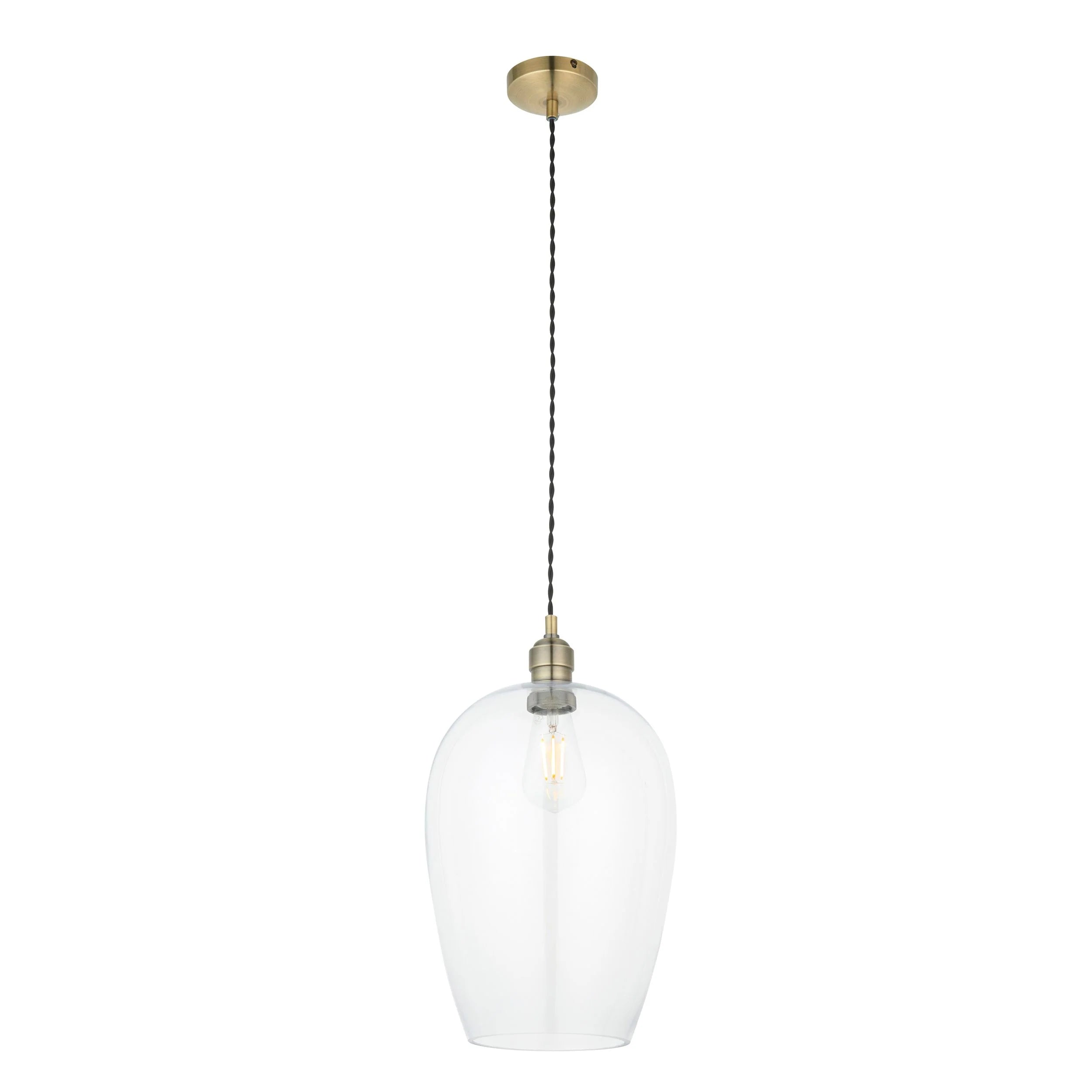 Vigo Pendant - Bright Nickel/Antique Brass,- Promotional Offer