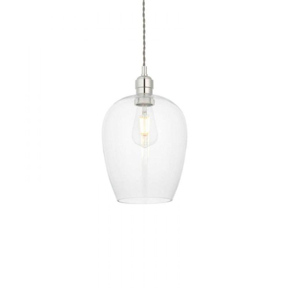 Vigo Pendant - Bright Nickel/Antique Brass, Various Sizes