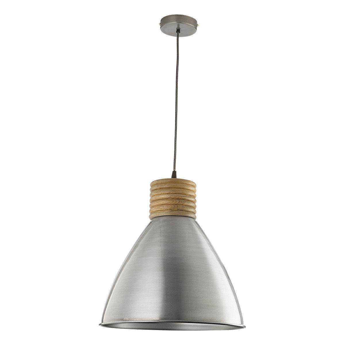 Dar Vimbai Pendant Zinc & Wood - Cusack Lighting