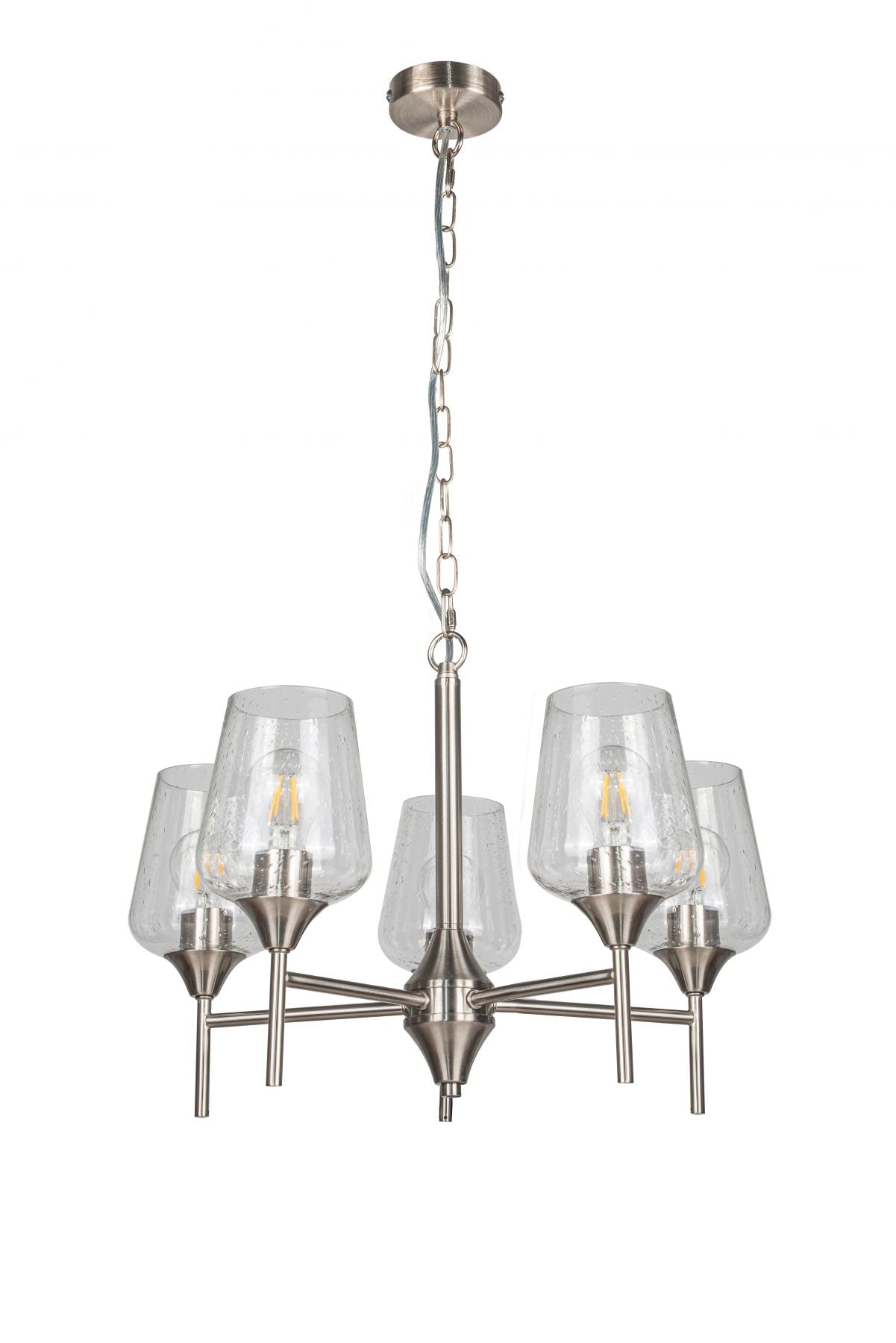 Vino 3Lt/ 5Lt/ 8Lt Ceiling Light- Antique Brass/ Satin Chrome/ Polished Chrome Finishes